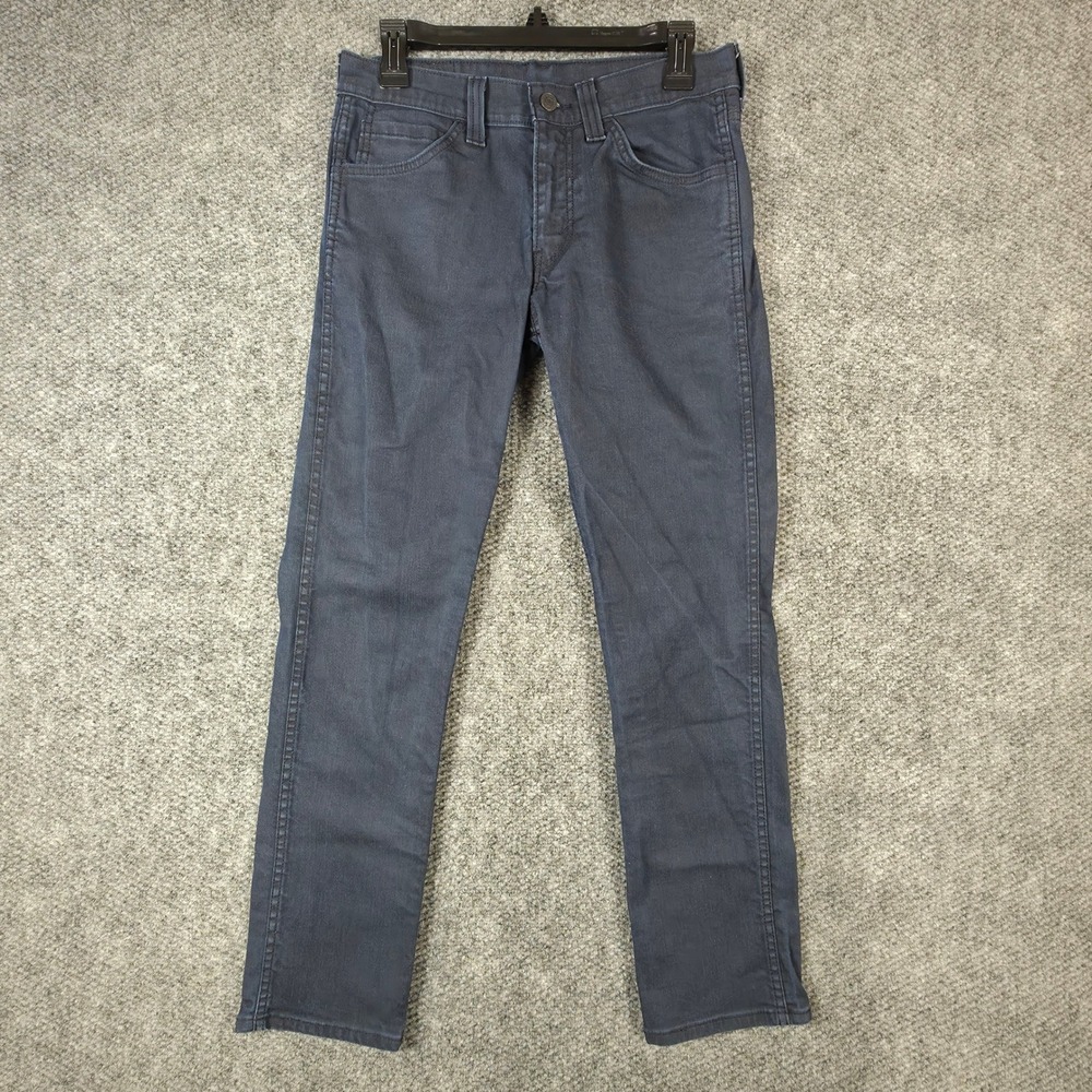 Levi Strauss 511 Slim Fit Dark Blue‎ Wash Jeans W30 L30 Cotton Blend Mens